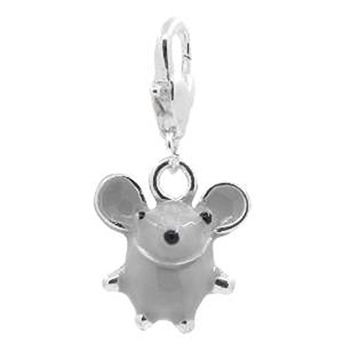 Grey mouse clip pendant for - on,