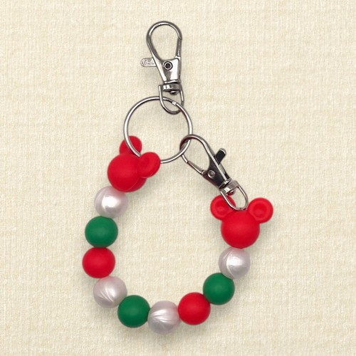 Red green christmas minnie - &,