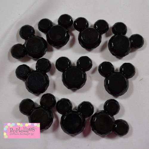 Bubblegum beads black - black, mouse