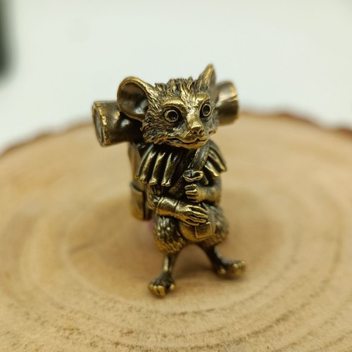 Treasure hunt mouse brass - mouse, bead